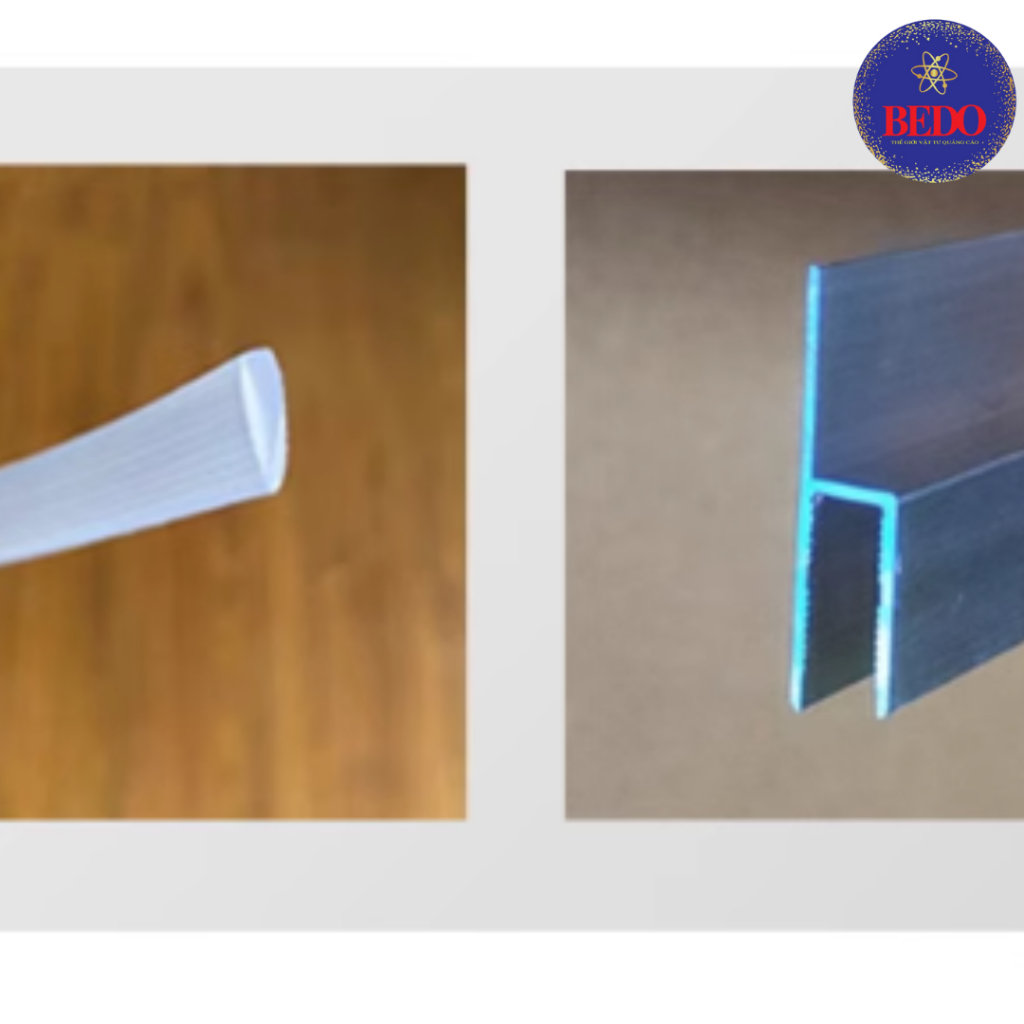 Ron Nhét Bạt BEDO Nhựa PVC 3x11mm 4x11mm Cho Hộp Đèn Không Viền Trần Xuyên Sáng Bền Dẻo