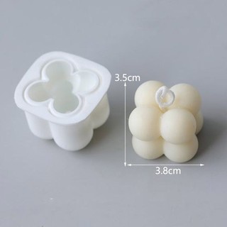 Nến thơm thủ công ONIÕ hình RUBIK BUBBLE, size M, hương thơm tinh dầu, LB-001