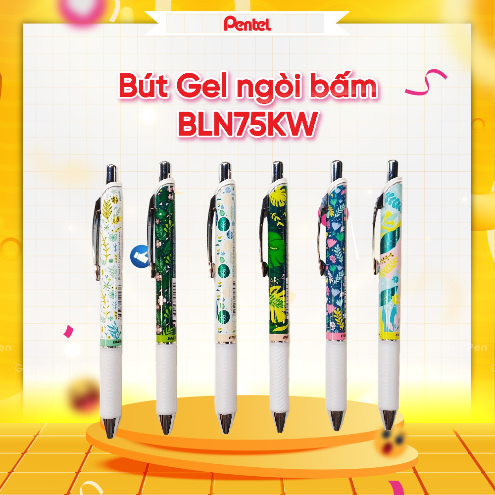 Ảnh Bút Gel Pentel Energel Kawaii BLN75KW 0.5mm Nhanh Khô 2
