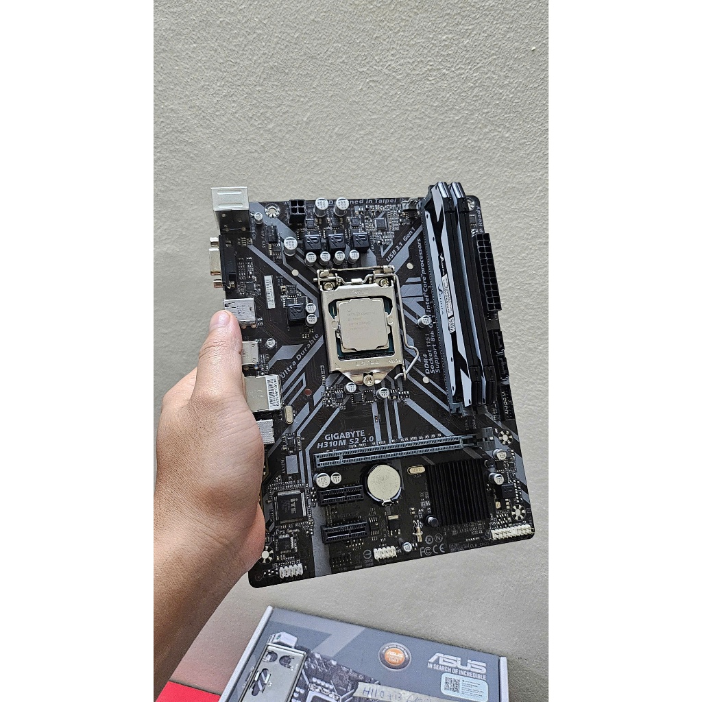 Combo Main H310 + CPU i3 9100f + Ram DDR4 8Gb, 16Gb, Combo Main +