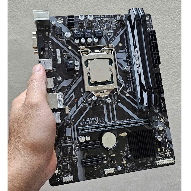 Combo Main H310 + CPU i3 9100f + Ram DDR4 8Gb, 16Gb, Combo Main +
