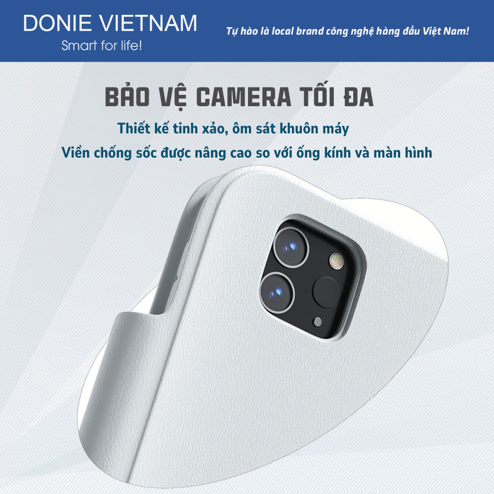 Ốp Lưng Xoay 720° Tháo Rời Linh Hoạt Khay Đựng Bút Ẩn Cho iPad Air 4/5 Gen 10/11 Pro 11 |  DONIE P08