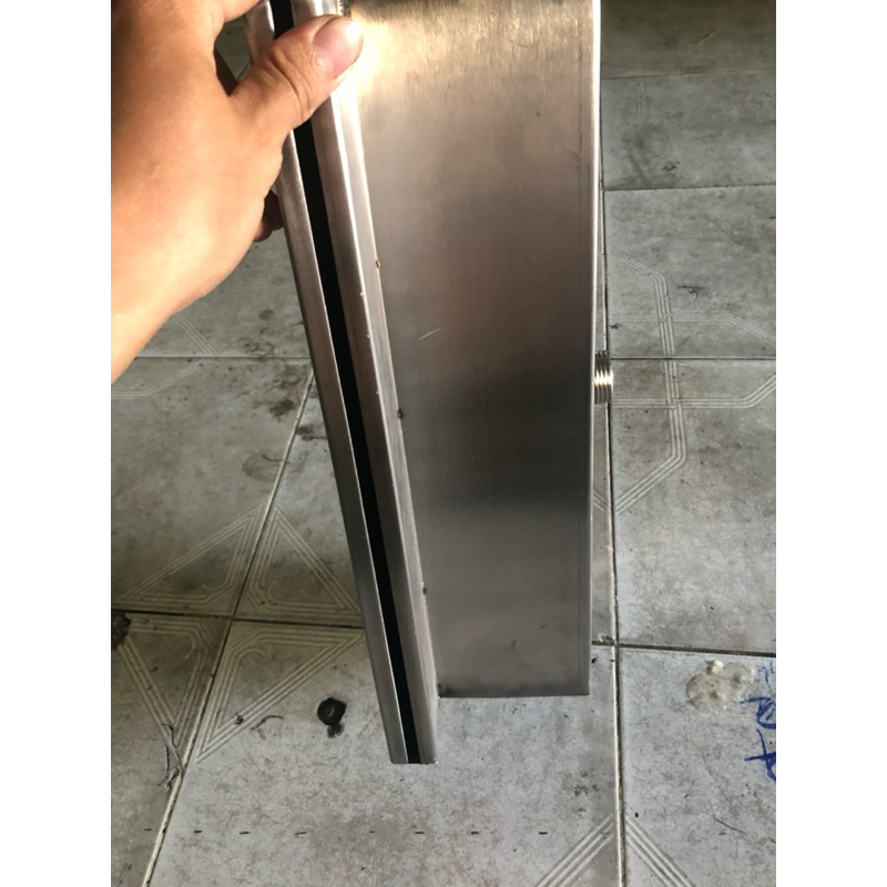 thác nước hồ bơi, máng tạo thác nước inox, khe nước dày dặn