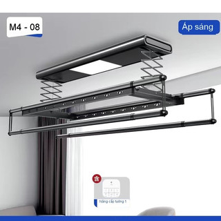 Giàn phơi quần áo điều khiển từ xa , nâng hạ tự động thông minh  tiện lợi, có chế độ sấy + tia uv