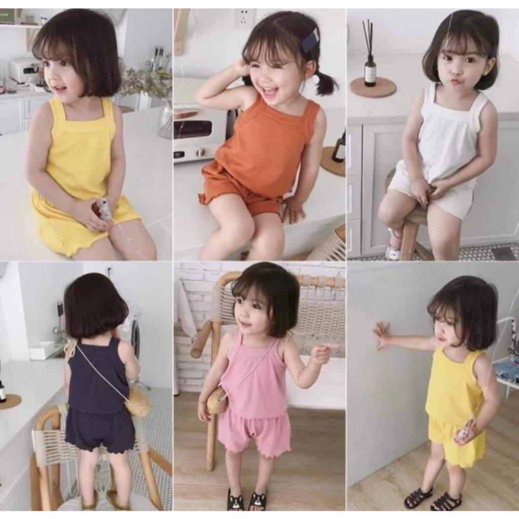COMBO 5 BỘ 2 DÂY TRƠN CTON CHO BÉ GÁI