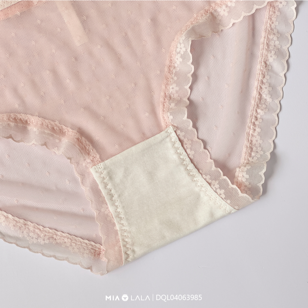 Ảnh COMBO 6 Quần lót ren lưới cao cấp, mỏng nhẹ thông thoáng Mialala 3985 DQL04063985 3