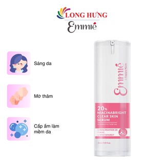Tinh chất làm sáng mờ thâm Emmié By Happyskin 20% Niacinabright Clear Skin Serum (30ml)