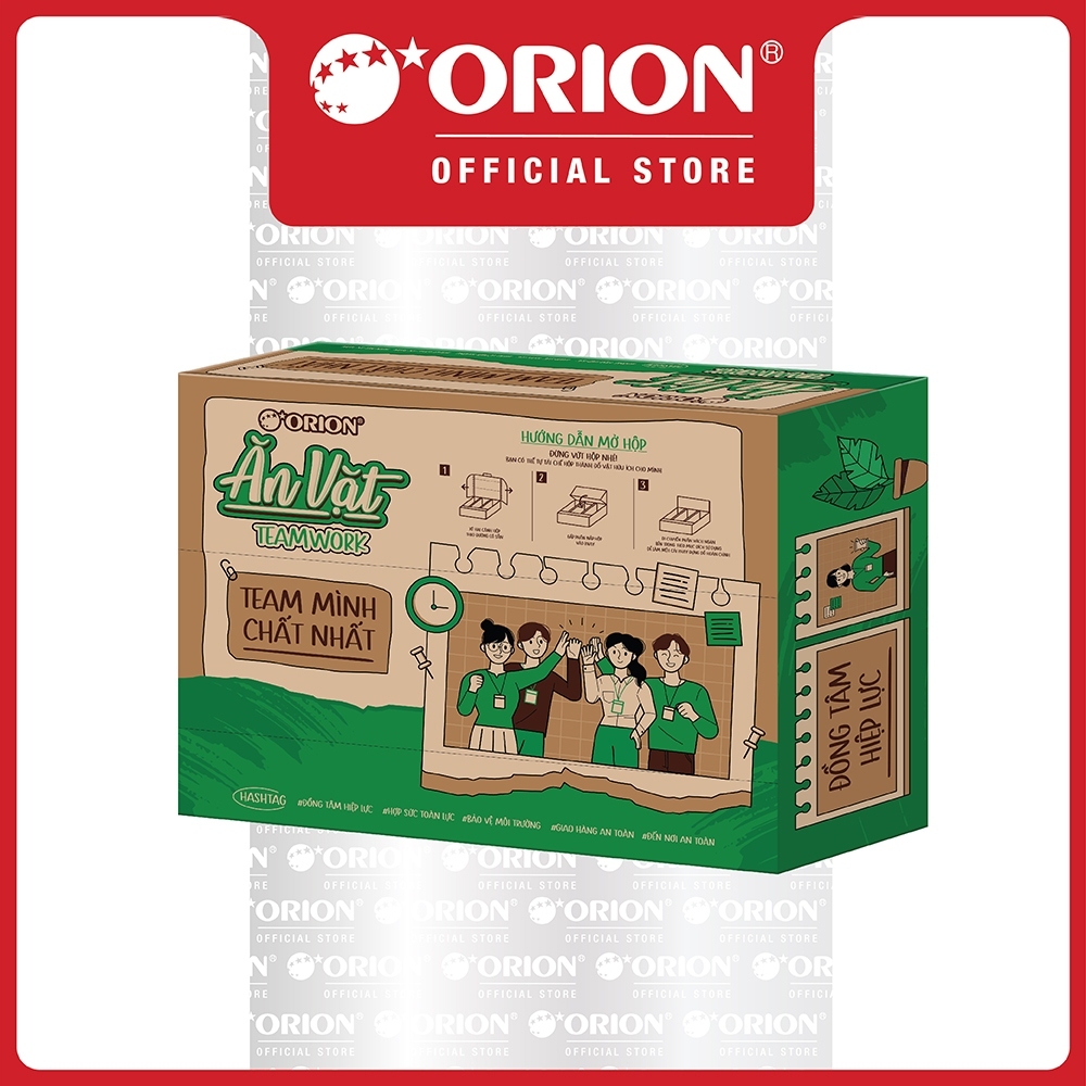 [LIVESTREAM] [ĐỘC QUYỀN ONLINE] Hộp Quà Tặng Bánh Kẹo ĂN VẶT TEAMWORK Orion (992,6G)