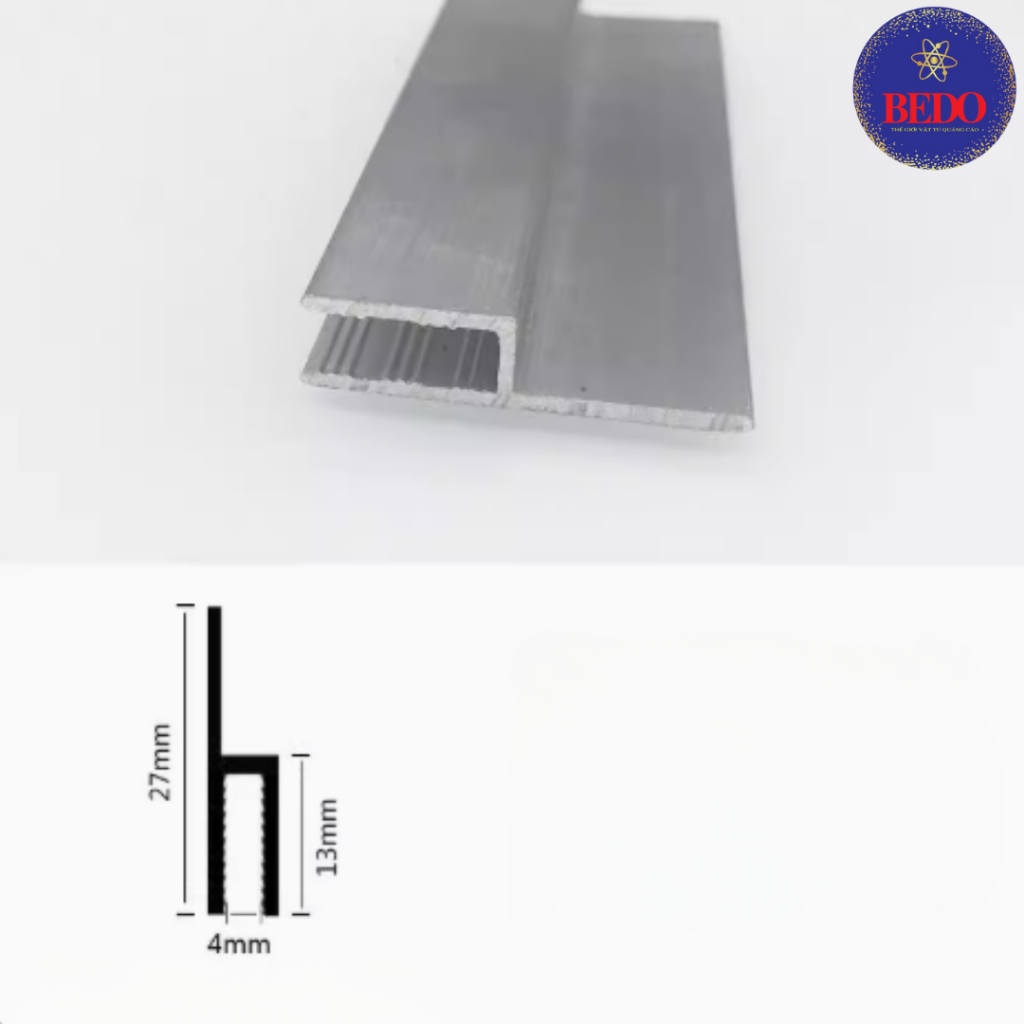[ COMBO 6 ] Nhôm Chữ H BEDO Nhôm Định Hình Trần Xuyên Sáng Hộp Đèn Âm Tường Chắc Chắn Bền Đẹp Cao Cấp