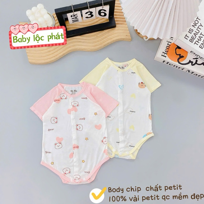 Body chip Lộc Phát chất petit QC mềm mại cho bé sơ sinh từ 3-9kg