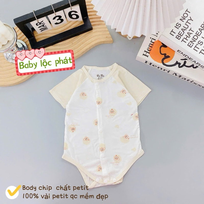 Body chip Lộc Phát chất petit QC mềm mại cho bé sơ sinh từ 3-9kg