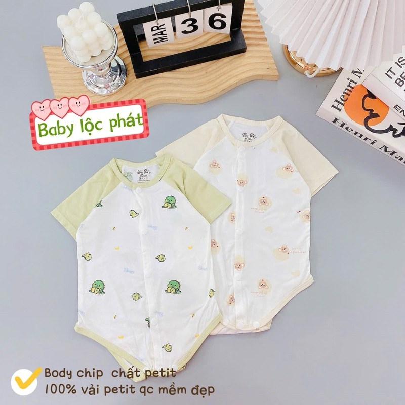 Body chip Lộc Phát chất petit QC mềm mại cho bé sơ sinh từ 3-9kg