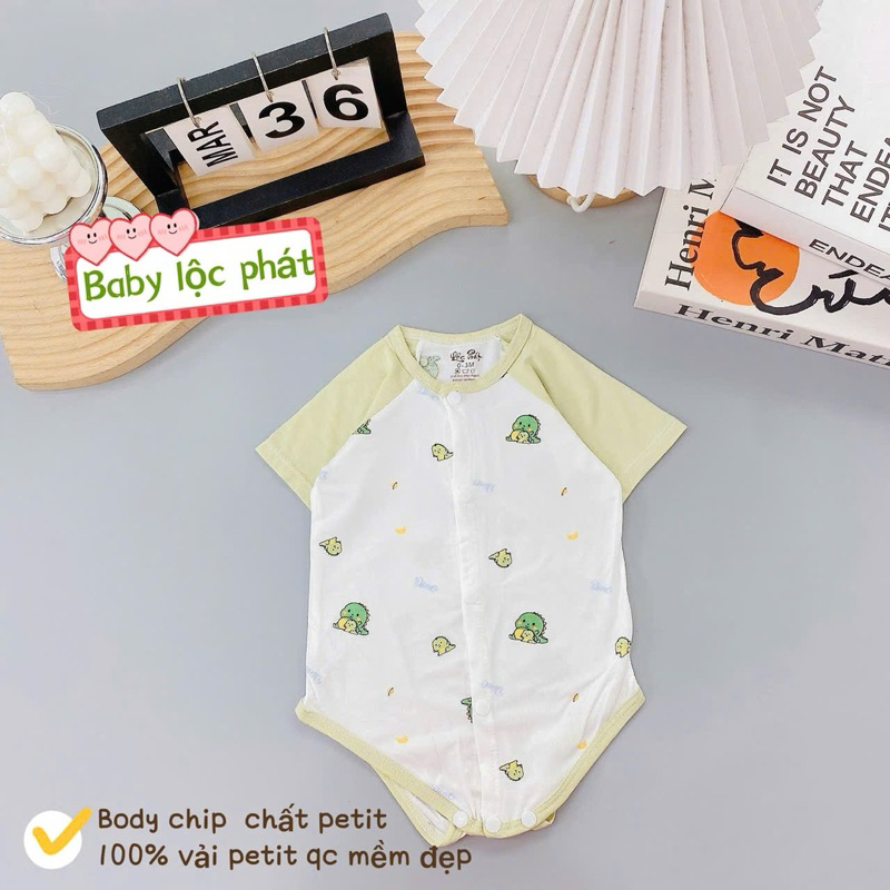 Body chip Lộc Phát chất petit QC mềm mại cho bé sơ sinh từ 3-9kg