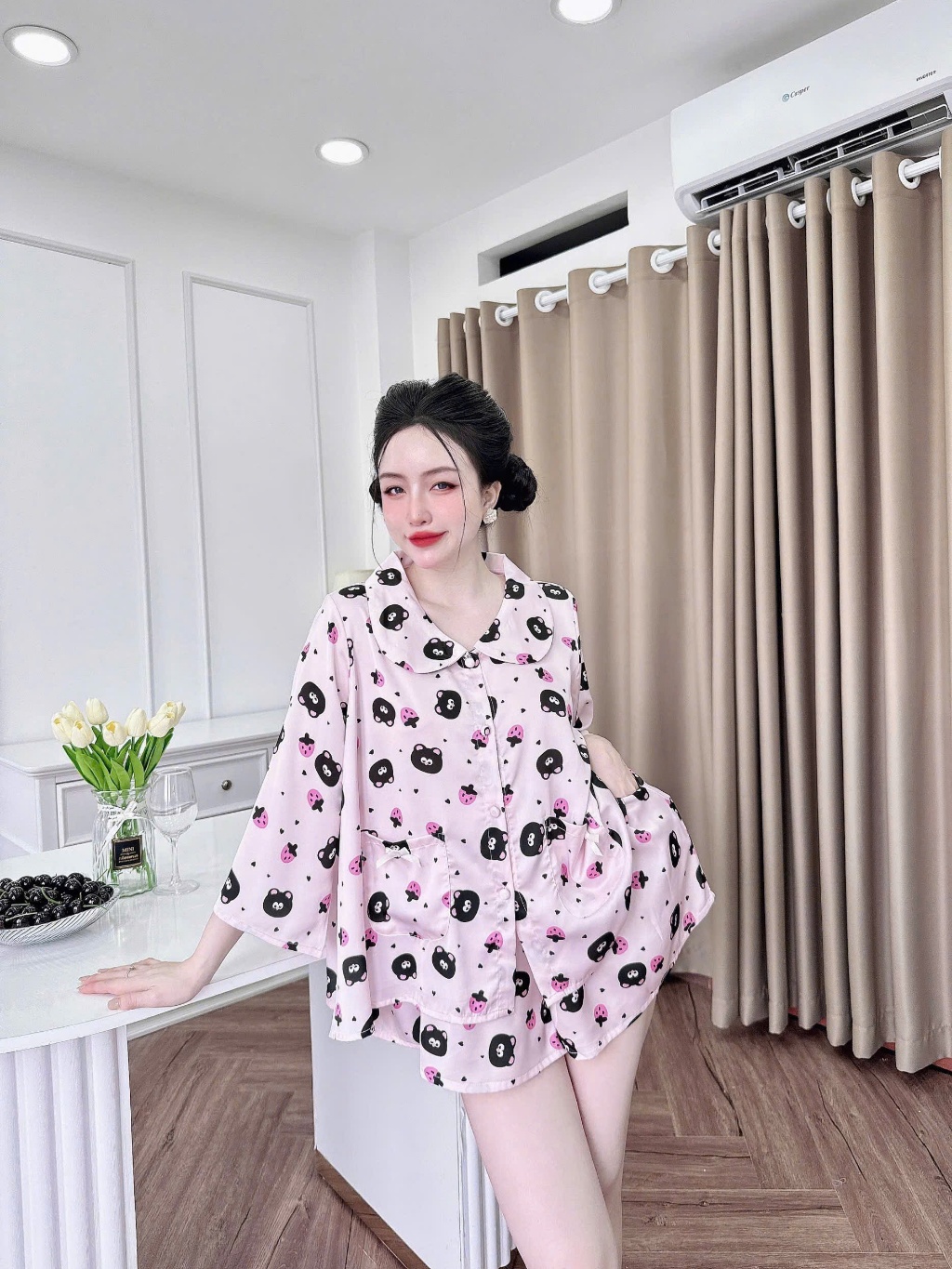 Đánh Giá Đồ Ngủ Pijama Bigsize Nữ SOJUN Lụa Latin Cao Cấp (45-75kg) | Mua Ở Đâu?