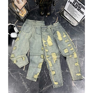 Quần Jean Baggy Nữ Rách Nhiều Trước Và Sau 173 - 174