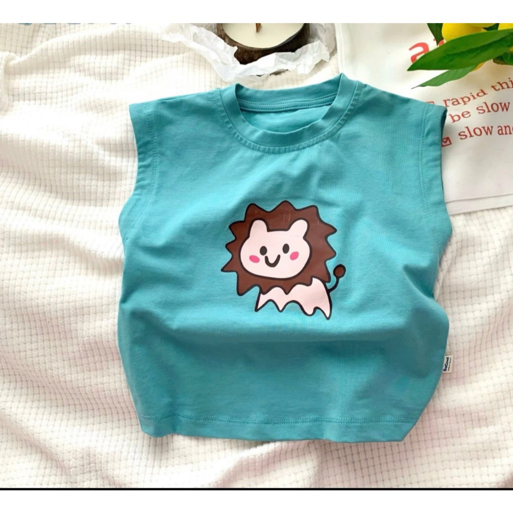 ÁO BA LỖ VAI HẾN SƯ TỬ CHO BÉ SIZE 6-18KG