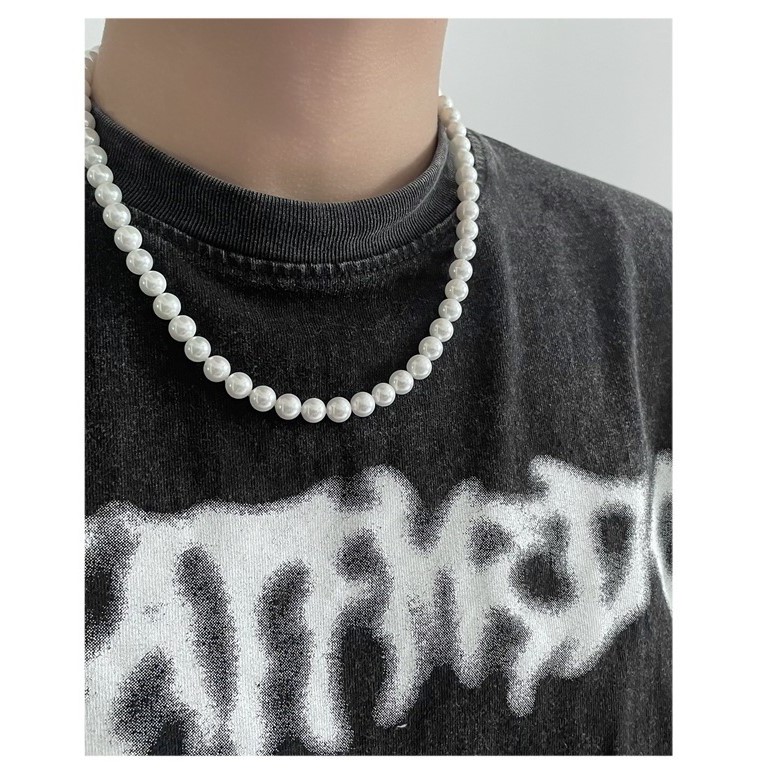 Vòng cổ hạt vỏ trắng Gag - Thiết kế Unisex cá tính & sang trọng