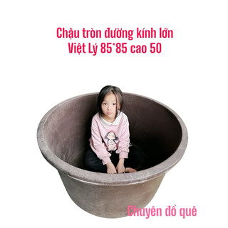 Chậu tắm lớn, chậu nuôi cá, chậu trồng sen nhựa Đà Nẵng Việt Lý công nghệ Lào siêu bền 200l