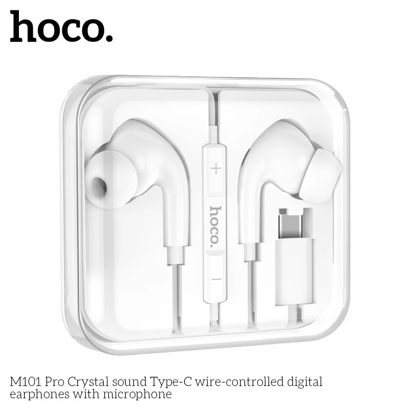 TAI NGHE NHÉT TAI CÓ DÂY HOCO M101 PRO TYPE-C – ÂM THANH SỐNG ĐỘNG, ĐÀM THOẠI RÕ NÉT