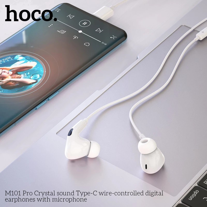 TAI NGHE NHÉT TAI CÓ DÂY HOCO M101 PRO TYPE-C – ÂM THANH SỐNG ĐỘNG, ĐÀM THOẠI RÕ NÉT