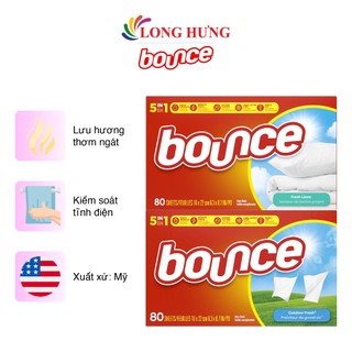 Giấy thơm quần áo Bounce Sheets (80 tờ)