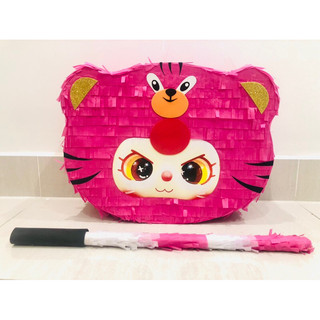 Pinata đập kẹo Baby Three 12 con giáp cọp hồng
