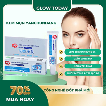 Gel Giảm Mụn Và Thâm Kem mụn Yanchundang Kem giảm mụn Chống Mụn Thảo Dược Giảm Mụn Ẩn, Thâm, Đầu Đen