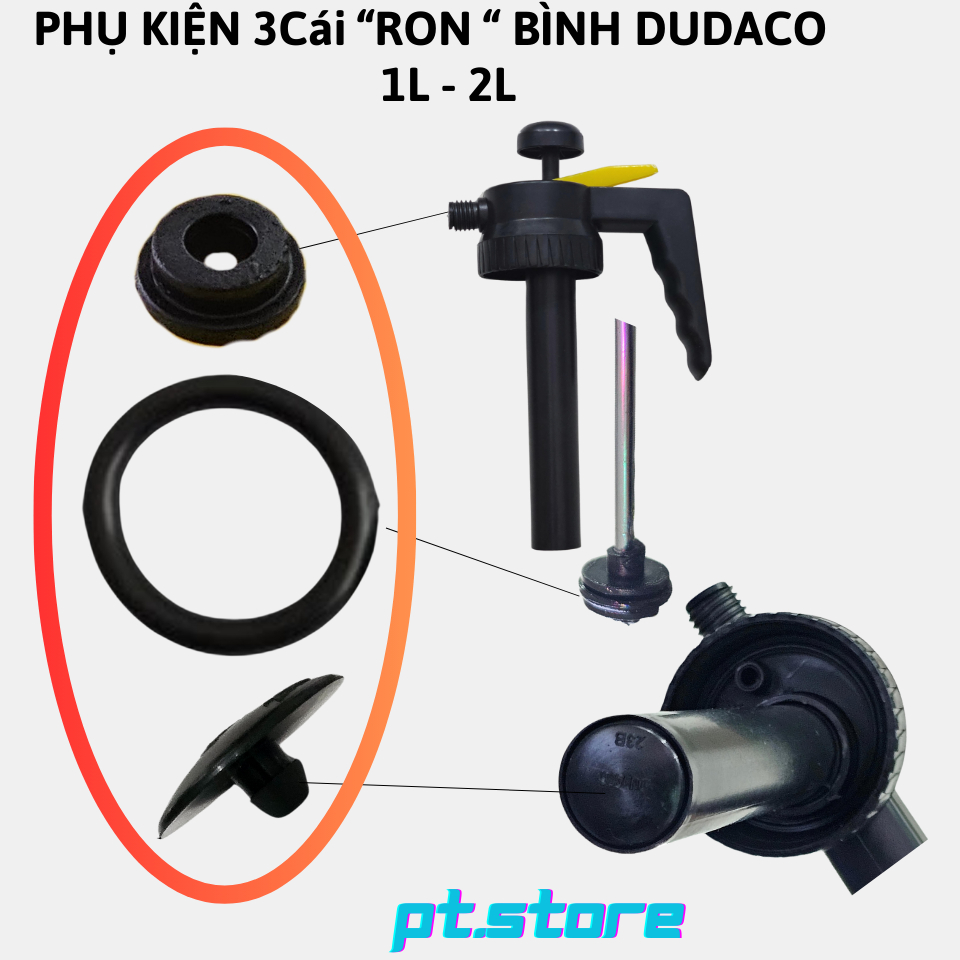 PHỤ TÙNG BÌNH TƯỚI CÂY - LÀM VƯỜN - DUDACO 2L 4L 8L