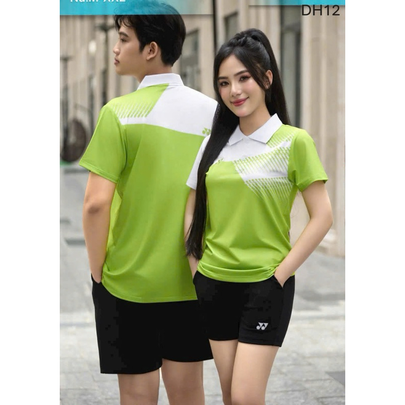 Áo Cầu Lông Nam Nữ Yonex Cổ Trụ
