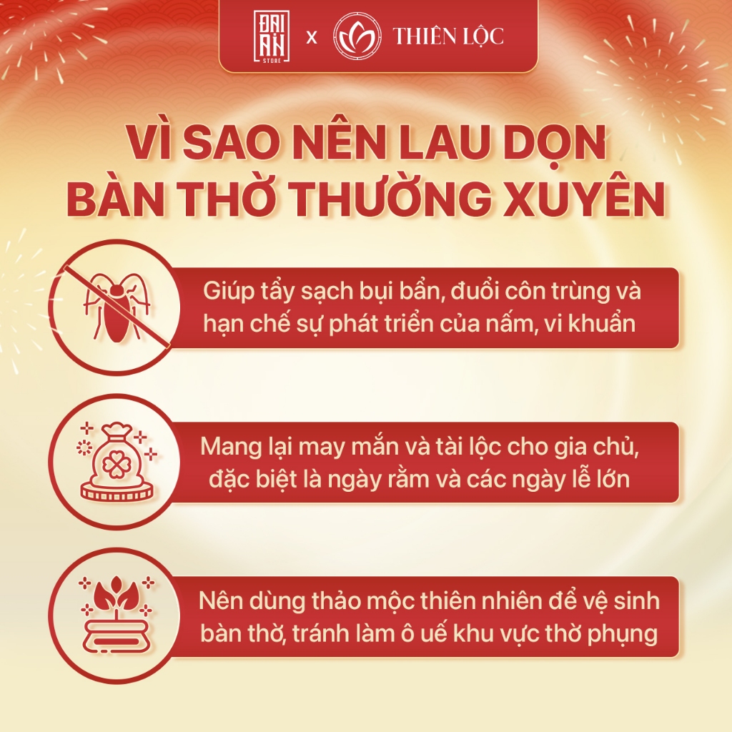 Ảnh Nước lau bàn thờ Thiên Lộc - Làm sạch, bao sái bàn thờ, thu hút tài vận 500ml - Nước thơm trầm hương 2