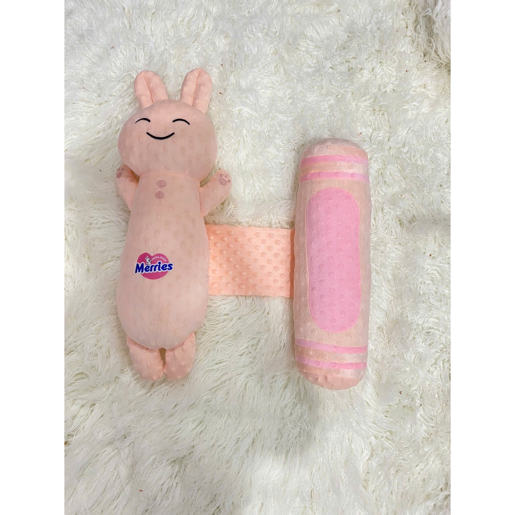 Ảnh Quà - Bộ gối thỏ bông Merries màu xanh 1