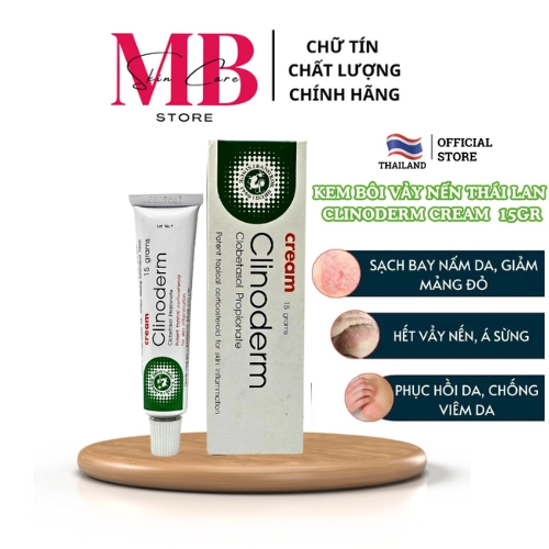 Kem Bôi Ngứa Vảy Nến Thái Lan Clinoderm Cream 15g Hỗ Trợ Viêm Da Cơ Địa ...
