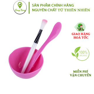 Cọ Quét Silicone Cao Cấp - Cọ Đắp Mặt Nạ -Que Trộn Kem - Chén Bát Trộn LKF