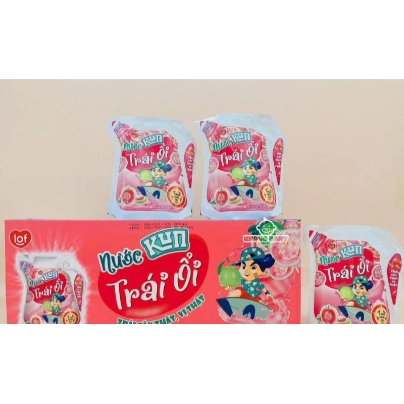 Sữa trái cây kun túi thần kì mix  các vị (1 túi 110ml)