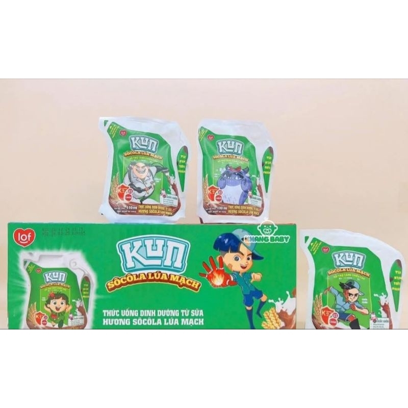 Sữa trái cây kun túi thần kì mix  các vị (1 túi 110ml)