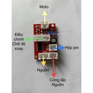 Mạch điều khiển hộp đồng hồ xoay 4 chế độ xoay đèn led-dừng mở nắp Hộp xoay, Hộp Lắc Lên Cót Đồng Hồ Cơ