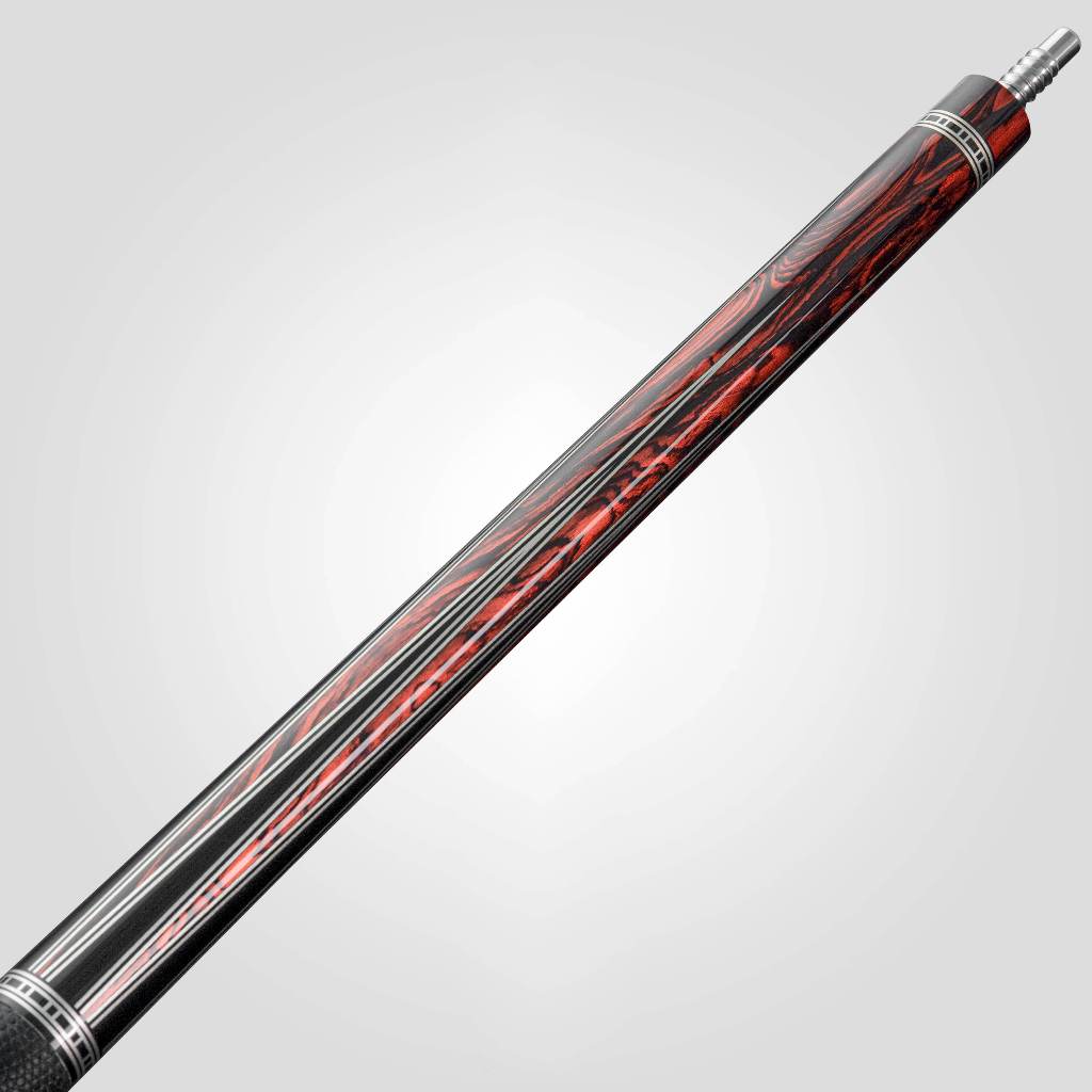 Ảnh Gậy bida lỗ Rhino RETRÔ Cocobolo - Ngọn Carbon Cao Cấp - Chính Hãng (Tặng kèm Nối chuôi RETRÔ theo vân gỗ) 2