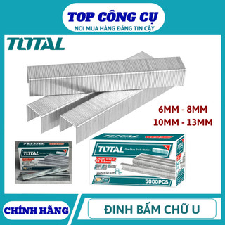TOTAL Đinh bấm chữ U 6MM, 8MM, 10MM ,13MM TAC920062 / TAC920082 / TAC920102 / TAC920132