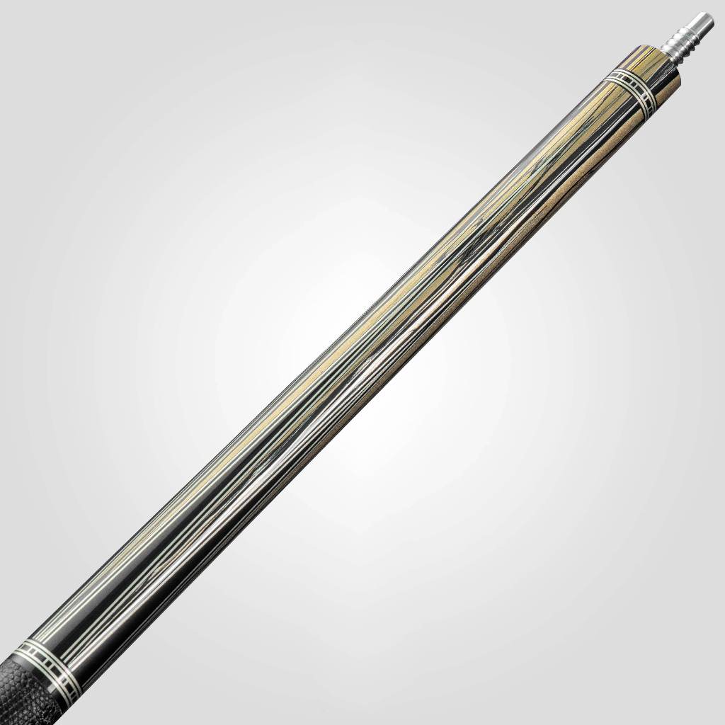 Ảnh Gậy bida lỗ Rhino RETRÔ Pale Moon Ebony - Ngọn Carbon Cao Cấp - Chính Hãng (Tặng kèm Nối chuôi RETRÔ theo vân gỗ) 2