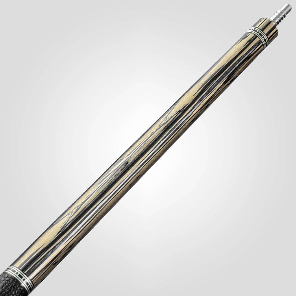 Ảnh Gậy bida lỗ Rhino RETRÔ Pale Moon Ebony - Ngọn Carbon Cao Cấp - Chính Hãng (Tặng kèm Nối chuôi RETRÔ theo vân gỗ) 3