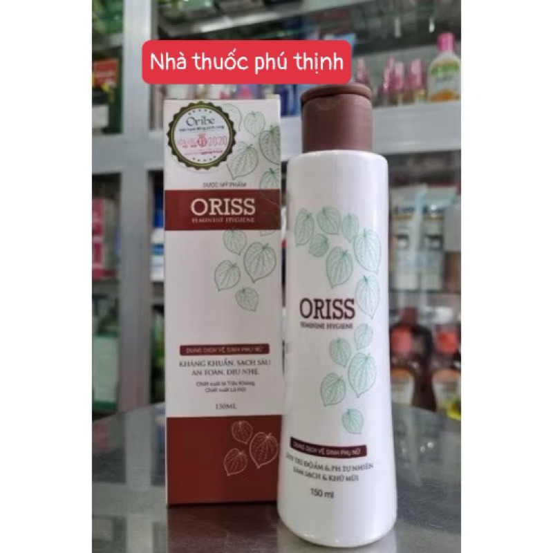 ✅[Chính hãng] oriss dung dịch vệ sinh trầu không 150ml (date mới nhất)