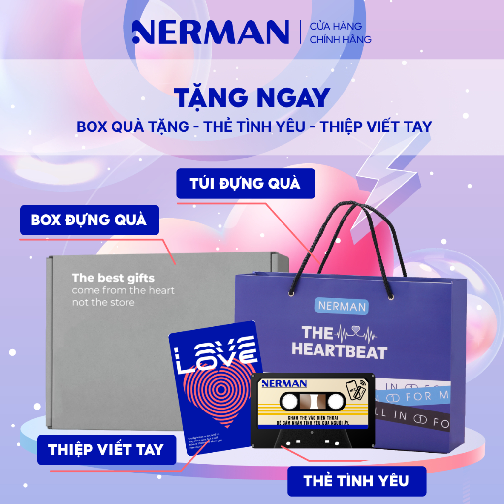Ảnh Bộ quà tặng cho nam DATING BOX Nerman - Sữa tắm gội hương nước hoa cao cấp 350ml & DDVS nam 100ml 2