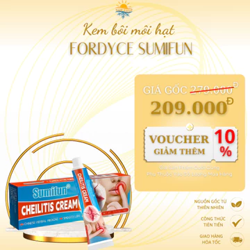 Kem Bong Mụn Môi FORDYCE SUMIFUN 20gr, Khử Thâm Môi, Dưỡng Ẩm Môi, Kem Chống Nứt Nẻ Môi, Môi Mềm Mịn Hồng Mướt [1Z]