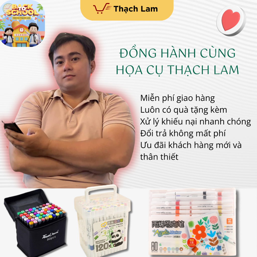HỎA TỐC Bút Màu Marker Touch 80/100/120/168 Cây Chuyên Nghiệp Kèm Túi Vải Họa Cụ Tô Màu