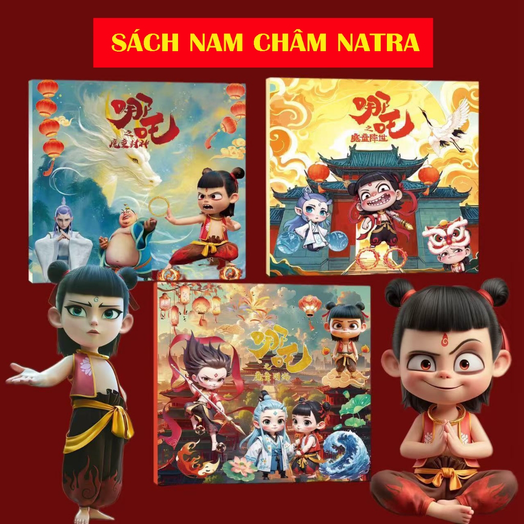 Đồ chơi sổ dán nam châm từ tính Natra babythree cappybara kuromi - Đồ chơi sách bóc dán sticker nam châm cho bé