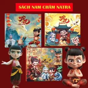 Đồ chơi sổ dán nam châm từ tính Natra babythree cappybara kuromi - Đồ chơi sách bóc dán sticker nam châm cho bé