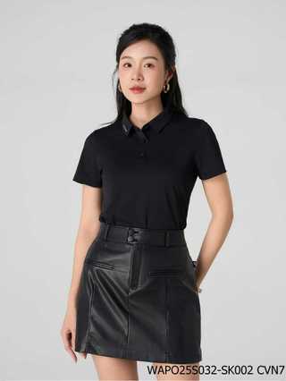 Áo polo nữ cafe.da™ mát mịn seamless YODY Không Đường May chạm là mát WAPO25S032