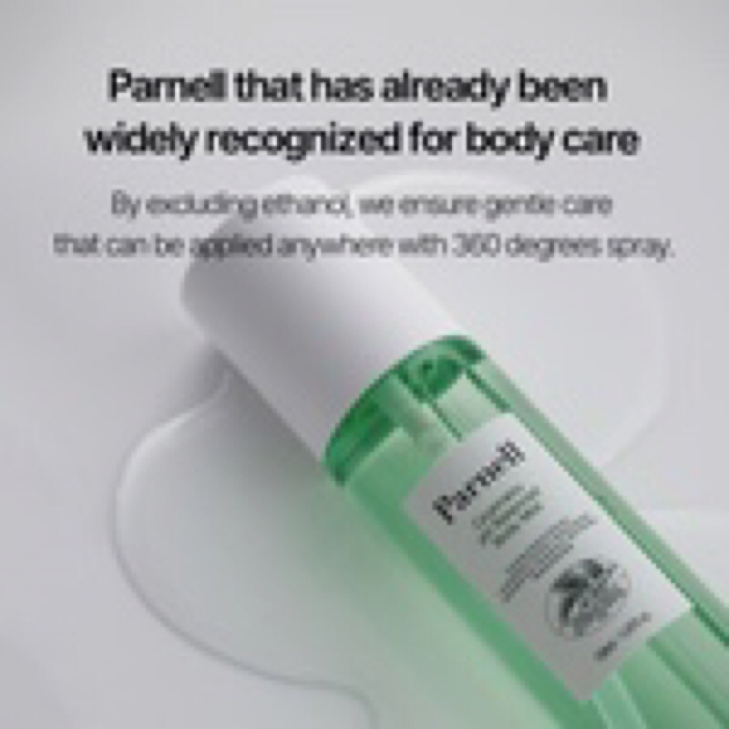 Xịt dưỡng thể cân bằng độ pH Cicamanu Parnell 150ml