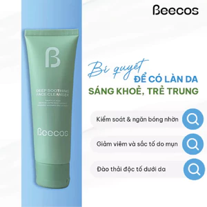 Sữa rửa mặt chiết xuất ngưu bàng, sạch sâu, dưỡng ẩm và hỗ trợ dưỡng sáng da Beecos