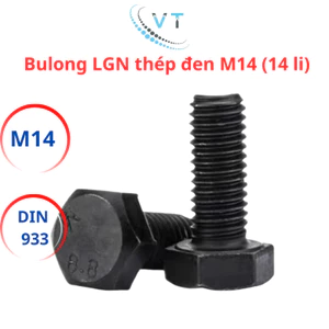 Bulong Lục Giác Ngoài Thép Đen 8.8 M14 (14 Li) - Bu Lông Chịu Lực Cao Cấp Đủ Size 30mm - 150mm
